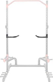SUNNY HEALTH & FITNESS Power Cage Squat Rack Upgrade Accessories, Lift Bar, Plate Bar Support, Belt Squat, J-Hook, Adapter, U-Ring, Pull Up Bar,