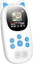 32GB MP3 Player with Bluetooth 5.0, 750mAh Kids MP3 Players with HiFi Lossless Sound, Oilsky Portable Sports Mp3 Music Player with Built-in HD Speaker, FM Radio, Pedometer, Support up to 128GB