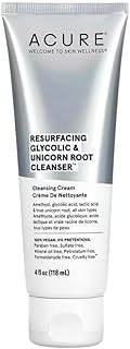 Acure Resurfacing Cleanser 118ml - Glycolic + Unicorn - Enhances Skin's Natural Radiance - Face Cleanser
