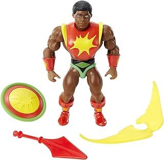 Masters of the Universe Origins Sun-Man Action Figure Battle Figures for Storytelling Play and Display, Gift for 6+ and Adult Collectors