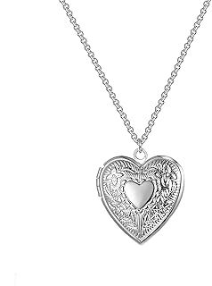 Philip Jones Silver Plated Heart Locket