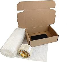10x7x3 Inch Mobile Phone Shipping Packaging Box with 4m Bubble Wrap & Packing Tape (1)