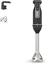 Ninja Foodi 2-in-1 Hand Blender & Hand Mixer, Food Processor with 2 Attachments, 850W Powerbase, Immersion Blender, 5 Mixing Speeds, 2 Blending Speeds, 1.5m Cord, Black CI090UK