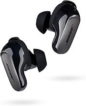 Bose QuietComfort Ultra Wireless Noise Cancelling In-Ear Earbuds, Bluetooth Noise Cancelling Earbuds with Spatial Audio and World-Class Noise Cancellation, Black
