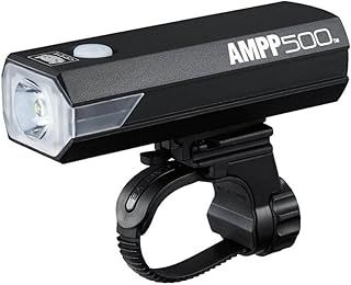 CatEye AMPP Super Bright LED Bicycle Front Lights - OptiCube Technology - IPX4 Waterproof Rated - FlexTight Easy Fit Bracket - USB Rechargeable - Cycling Lights