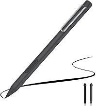 TECHGEAR Stylus Pen for Microsoft Surface, Compatible with Surface Pro X/9/8/7/6/5/4/3, Surface Book 3/2/1, Surface Go 4/3/2/1, Surface Laptop with High Pressure Sensitivity & Palm Rejection (Black)