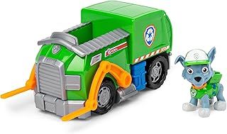 Paw Patrol, Rocky’s Recycling Truck Vehicle with Collectible Figure, for Kids Aged 3 Years and Over