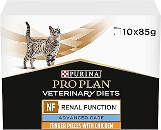 PRO PLAN VETERINARY DIETS NF Advanced Care Renal Function Wet Cat Food Chicken 10x85g, Pack of 4