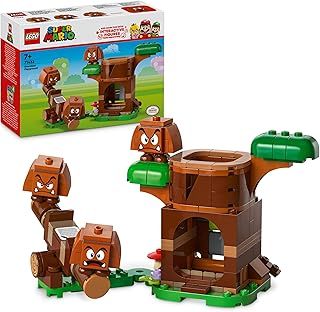 LEGO Super Mario Goombas’ Playground Set, Nintendo Collectible for Kids, Adventure Toy Playset, Buildable Seesaw, 3 Figures, Gift for 7 Plus Year Old Boys, Girls and Fans, 71433