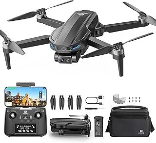 D65 4K EIS Camera Drone with 2-Axis Gimbal for Adults, 26-Min Long Flight Time, Easy GPS Quadcopter with Brushless Motor, 30FPS, Auto Return, Follow Me, Under 249g, Ideal for Beginners