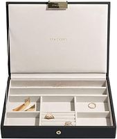 Stackers Black Classic Medium Jewellery Box Lid