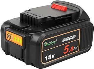Power Elektro DCB184 18V 5.0Ah Replacement XR Battery Compatible with DEWALT DCB200 DCB180 DCB181 DCB182 DCB201 DCB200-2 Lithium Ion Battery 18 Volt MAX XR Tools