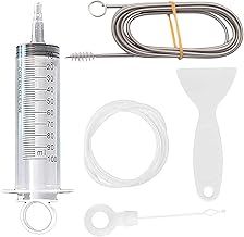 5-Piece Refrigerator Drain Hole Cleaning Kit with Flexible Brush - Prevents Clogging & Odor, Suitable for All Fridge Types - Essential Tool for Effective Fridge Maintenance
