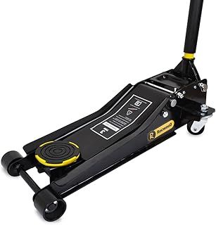Trolley Jack 3 Ton Tonne Low Profile Hydraulic Floor Lifting Lift Car Van Garage Repair Tool Portable Workshop Equipment Steel Lifting Range 75mm - 505mm