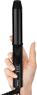 FARERY Travel Size Hair Curler with 3 Adjustable Temperature, 25mm Small Curling Tongs for Short & Long Hair, Ceramic Mini Curling Wands with Keratin&Argan Oil Infuse, Dual Voltage