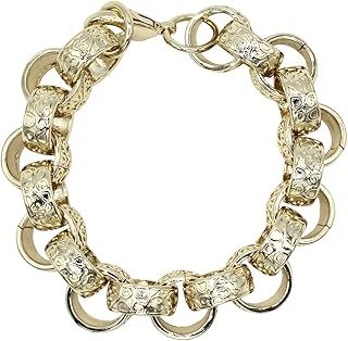 3D XXL Belcher Bracelet - Elegant Gold Jewellery for Women & Men - Real Gold Plating with Luxury Finish