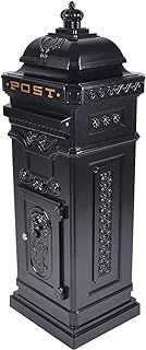 SK Style Large Aluminium Mail Box (Black)