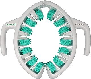 TESMED Cellulite – Manual Anti-Cellulite Massager, Made in Italy, Patented, with Triple Mechanical Action That Lift, Tighten, and Release The Skin - Cellulite Roller for Thighs and Buttocks (Green)