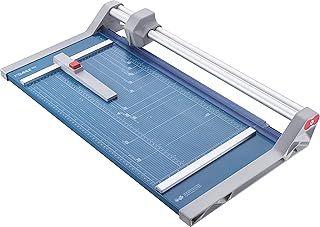 Dahle 552 Professional A3 Self-Sharpening Paper Trimmer, Dual Guide Bar, Automatic Clamp, Safety Protection Cutter, Blue
