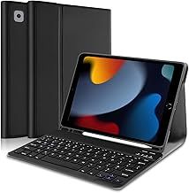 tititinita Slim Smart 10.2 inch Case with Bluetooth Keyboard for iPad 10.2 (2021)/9th Gen (2020)/7th Gen (2019), Air 3, Pro 10.5 (Black)