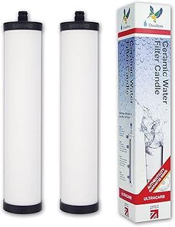 Doulton M15 UltraCarb Ceramic Drinking Water Filter Cartridge Candle for Franke 02, Triflow, Filterflow, All 1st Gen Steel and 2nd Gen Plastic Housings ¦ FRX01 ¦ 10" ¦ M15 Thread ¦ W9223021 (2 Pack)
