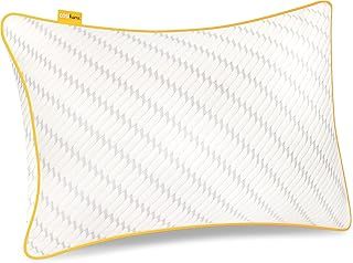 Cosi Home® Luxury Memory Foam Pillow with Bamboo Pillow Cover, Cooling Gel Filling & Adjustable Height - Breathable & Machine Washable for Side, Back & Front Sleepers (Size: 71 x 45cm)
