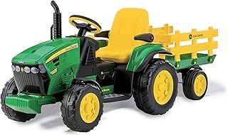 Peg Perego John Deere Ground Force incl. trailer 12 V IGOR0047, green and yellow