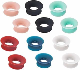 12PCS Mute Style Pack for Earplug Accessories for Mute Style Ear Plug Switch Reusable Soft Silicone Ear Plugs for Engage Daily Control Bundle for Earplugs(6 Colors)