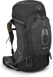 Osprey Atmos AG 65 Litre Rucksack (L/XL), Black, One Size