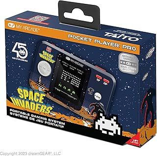 My Arcade Space Invaders Pocket Player Pro Handheld Portable Gaming System