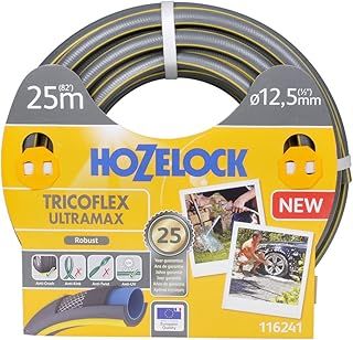 Hozelock Tricoflex Ultramax Hose, Grey, 12.5 mm x 25 m