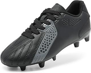 DREAM PAIRS Boys Football Boots Shoes Kids Girls Soccer Athletics Sport Training Shoes Indoor Outdoor Football Shoes Sneakers for Unisex