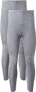 Heatwave® Pack of 2 Men's Thermal Trousers Long Johns Warm Underwear Baselayer, S M L XL XXL Thermals