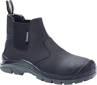 Blackrock Pendle Composite Safety Dealer Boots, Wide Fit Shoes, With Composite Toe Cap, Mens and Womens, Slip-On Safety Work Boots - Size 10