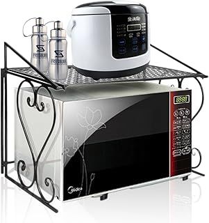 Dazone Stable metal microwave shelf, for kitchen organisation