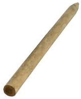 1.8M X 75MM MACHINED ROUND POINTED GARDEN TIMBER FENCE POST WOODEN TREATED TREE STAKES 8 PACK