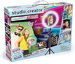 Video Maker Kit LED Deluxe, 5m LED Light Strip, LED Ring Light + Tripod, XL Green Screen, TikTok/Youtube/Influencers. For Ages 8+