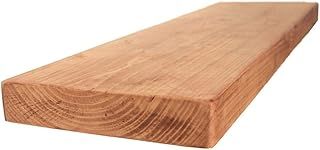 Chunky Rustic Floating Shelf 9x2, Natural Oak, 120cm