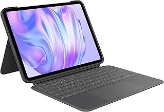Logitech Combo Touch iPad Pro 11-inch (M4)(2024) Keyboard Case - Detachable backlit keyboard, QWERTY UK English Layout - Graphite