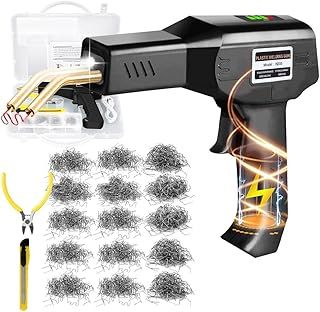 Vmxlso Cordless Plastic Welding Kit, 200W Plastic Welder, 5000mAh USB Rechargeable Wireless Plastic Repair Kit, Bumper Repair Kit with 1050PCS Hot Stapler(6 Shapes) for Car Bumpe Plastic Crack Repair