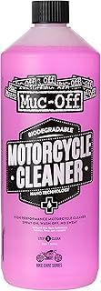Muc-Off Nano-Tech Motorcycle Cleaner, 1 Litre - Biodegradable Motorcycle Cleaning and Engine Degreaser Spray - Fast-Action Motorbike Cleaner, black