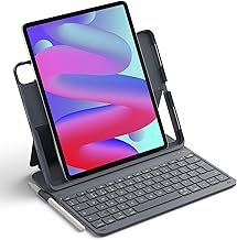Inateck Case with Keyboard for iPad Air 13 inch M4 2026/M3 2025/M2 2024, Ultralight Keyboard for iPad Pro 12.9 inch 6/5/4/3rd Gen, QWERTY, with Pen Holder, BK2007-13