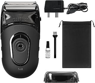 Wahl Li Compact Travel Shaver, Beard Shaver, Electric Shavers for Men, Washable Shaving Head, Easy Clean, Flex Foils, Close Cut, Small Shavers for Travelling