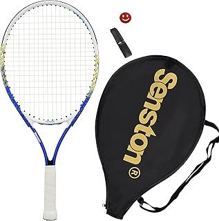 Senston 17/23'' Tennis Racket for Youth - Lightweight, Durable, Easy Grip, Beginner-friendly