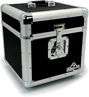 Gorilla DJ LP Vinyl Record Storage Box Case Holds 100pcs 12" Records