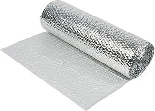 Yuzet 1.2m x 5m Silver Multi-Purpose Double Aluminium Bubble Insulation Foil. Loft, Wall, Home, Caravan, Attic, Garage, Roofs