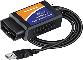 Forscan ELMconfig OBD2 Adapter USB Scanner with MS-CAN/HS-CAN Switch, Professional OBDII Diagnostic Scan Tool for Ford and Mazda