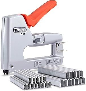 Tacwise 1763 Z-CT Heavy Duty Duo Metal Cable Tacker with 4000 Staples, Uses CT-45 and CT-60 Staples