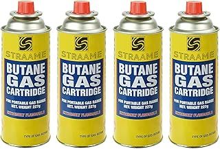 Camping Gas, Gas Bottles for Camping Stove, BBQ, Heaters, Blowtorch, BBQ, Gas Weed Burner - Outdoor Camping Must Have, Safe and Easy to Use – Portable (Pack of 4)