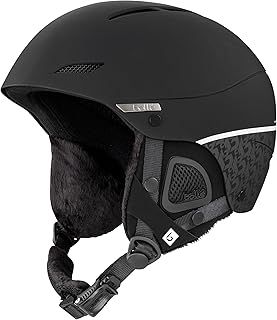 Bollé - Juliet, No Lens Reference, Medium, Snow Helmets, Feminine, Adult |Black Matte and White Pearl Matte